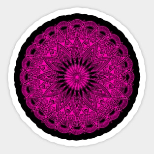 Mandala (pink) Sticker